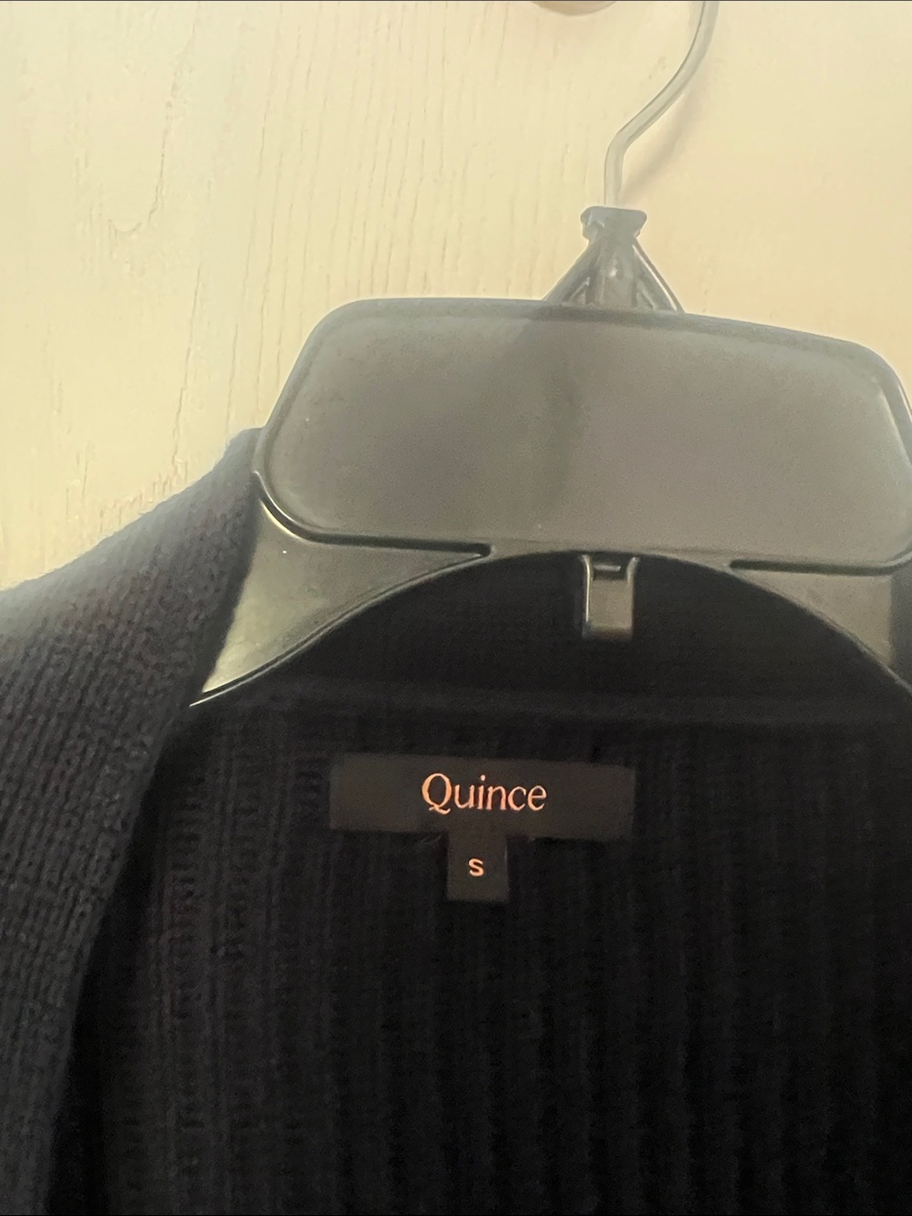 Quince 100% Organic Cotton Oversized Cardigan in Navy Blue - Picture 5 of 10